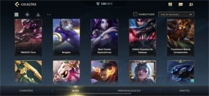 Vendo conta lol wild rift com 100 skins - League of Legends