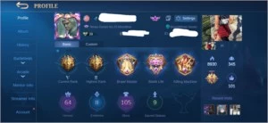 Conta Mobile Legends