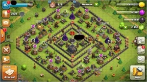 CV9 FULL!ATAQUE E DEFESA NO MÁXIMO + 2300 GEMAS! - Clash of Clans
