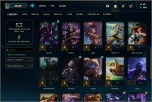 Conta Diamante 2 - League of Legends LOL