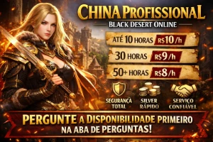 SERVICE GRIND BDO (Verificar disponibilidade nas perguntas) - Black Desert