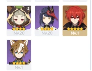 GENSHIN AR 55 - 8 CHARACTERS 5* - 2 WEAPONS 5* - Genshin Impact