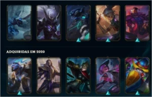 Conta Diamante 4 e Platina 4 - League of Legends LOL