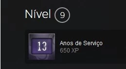 Conta Steam 13 Anos