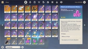 AR 55 SHOGUN E SHENHE COM ARMAS 5 ESTRELAS - Genshin Impact