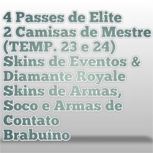 Conta Free Fire barata com Camisa de Mestre
