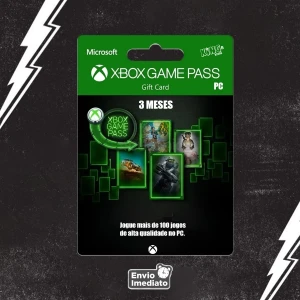 Xbox Game Pass ultimate 3 meses Código 25 Digitos PC - Gift Cards