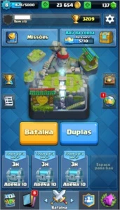 CONTA NV 8, 4 LENDÁRIAS, MONTANHA DO PORCO - Clash Royale
