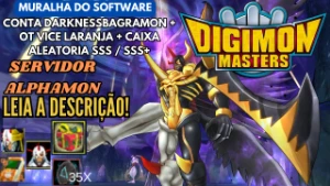 Conta Digimon Masters Darkbragra + Ot Vice + Box Sss/Sss+ - Digimon Masters Online DMO