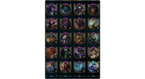 Conta com todos os campeões, muitas skins e fragmentos - League of Legends LOL