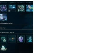 Conta com todos os campeões, muitas skins e fragmentos - League of Legends LOL