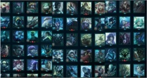 Conta com todos os campeões, muitas skins e fragmentos - League of Legends LOL
