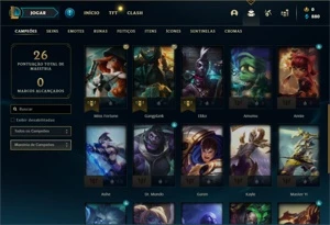 Conta platina 4 SEM EMAIL CONFIRMADO - League of Legends LOL