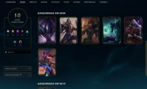 Conta Lol Mestre e Diamante 1 Flex Handlvl 2019 - League of Legends