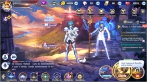 Conta Saint Seiya Awakening LVL 48, Personagens 80, Skins SSA