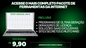 Maior pacote de ferramentas da internet - Softwares e Licenças