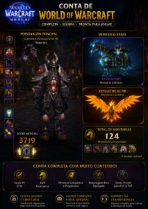 Conta World of Warcraft Midnight - Blizzard