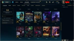 Conta Unranked LOL - Nvl 30 c/ Skin Épica - League of Legends
