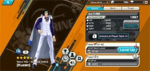 Conta One Piece Bounty Rush Kuzan e Law OPBR