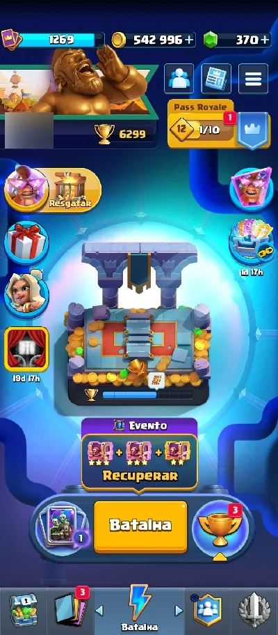 🔥Vendo Conta De Clash Royale -6299 Troféus |Arena 17