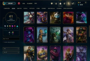 Unranked com 70 Champs e 41 Skins - League of Legends LOL