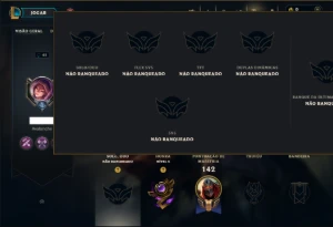 Unranked com 70 Champs e 41 Skins - League of Legends LOL