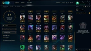 CONTA LOL PRATA IV - 98 CHAMPS 29 SKINS - League of Legends