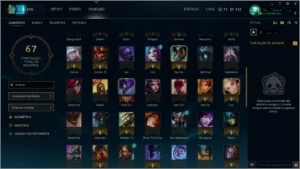 CONTA LOL PRATA IV - 98 CHAMPS 29 SKINS - League of Legends