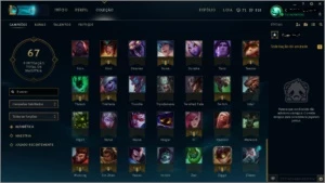 CONTA LOL PRATA IV - 98 CHAMPS 29 SKINS - League of Legends