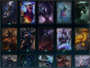 Conta Ouro 3 232 skins, 177 ícones, quase todos campeões - League of Legends LOL