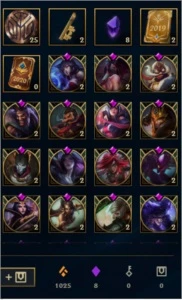 Conta Ouro 3 232 skins, 177 ícones, quase todos campeões - League of Legends LOL