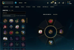 Conta Unranked com 35 Champs e 17 Skins - League of Legends LOL