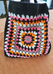 Bolsa Estilo Boho em Crochê Grande - Artesanato e Personalizados