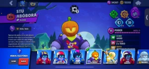 conta brawl stars 32k de trofeus com shelly estelar