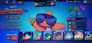 conta brawl stars 32k de trofeus com shelly estelar