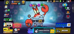 conta brawl stars 32k de trofeus com shelly estelar