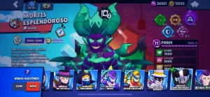 conta brawl stars 32k de trofeus com shelly estelar