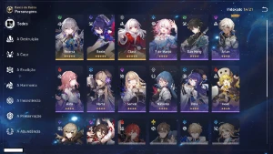 Seele + Bronya + Clara + Arma da Bailu - Outros