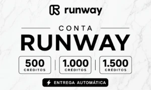 Runway 500 | 1.000 | 1.500 Créditos | Entrega Automática - Inteligência Artificial