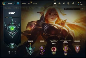 (Conta Main) League Of Legends + Platina + 122 Skins + Croma LOL