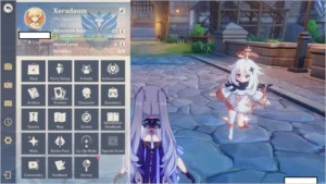 CONTA COM KEQING + MONA - AR 37 - NA - PRA SAIR - Genshin Impact