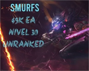 CONTAS UNRANKED LVL 30 50K - League of Legends LOL