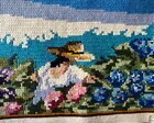 Bordado Arraiolos. Camponesa 73 x 57 cm - Pe-52 - Artesanato e Personalizados