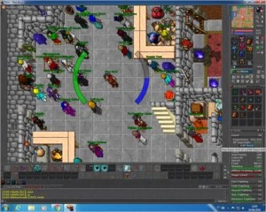 Char lvl 103, em lobera, EK, com alguns addons e montarias. - Tibia