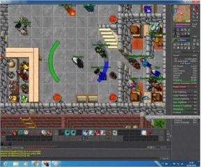 Char lvl 103, em lobera, EK, com alguns addons e montarias. - Tibia