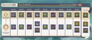Genshin Impact - AR 54/13 itens ⭐⭐⭐⭐⭐