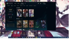 conta de lol todos os chapions 598 skins - League of Legends