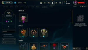 Conta LoL Platina I / Full Champs / Nível 408 / 185 Skins - League of Legends