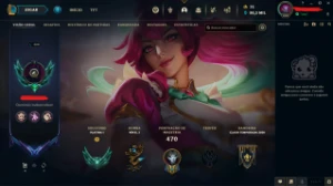 Conta LoL Platina I / Full Champs / Nível 408 / 185 Skins