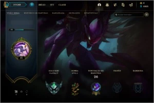 CONTA PLATINA 4 LOL - League of Legends
